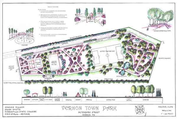Rendering of the Town of Vernon Park Plan